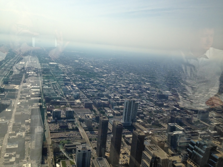 offices in willis tower, chicago willis tower, view on chicago from willis tower