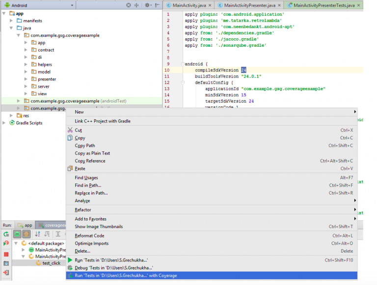 How to Create an Android Test Coverage Report with Jacoco and SonarQube