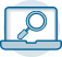 advanced search and navigation icon