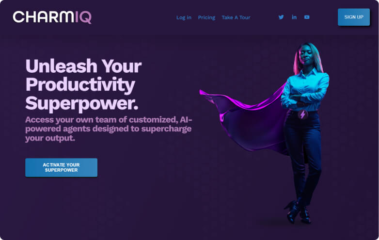 Charmiq Website Preview