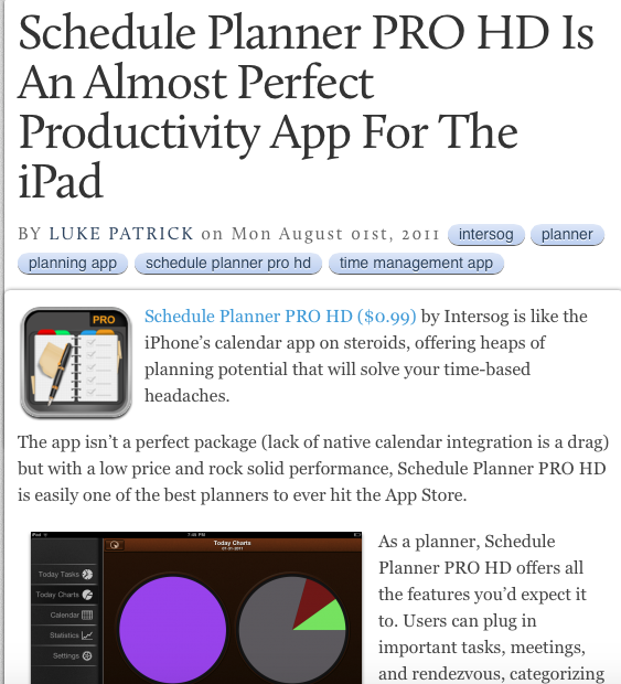 planner pro app for iphonr